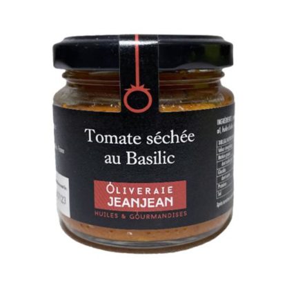 Tapenade tomate séchée au basilic 85g – Oliveraie Jeanjean