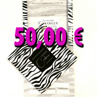 Chèque Cadeau 50,00 €