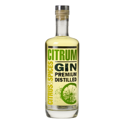 Gin citrum au citron vert 70cl, 40% - Distilleries et Domaines de Provence