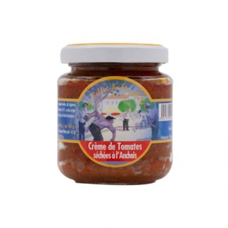 Crème de tomates séchées à l’anchois 110g – Ferrigno, Les Belles de Marseille