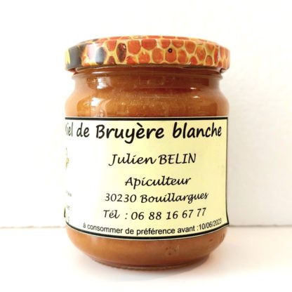 Miel de Bruyère blanche 250g - Julien Belin