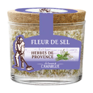 Fleur de sel herbes de Provence 120g pot verre – Le Saunier de Camargue